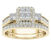 Gold Rings for Women Non Tarnish Fashion Couple Rings Classic Gold Plated Ring Inlaid Zircon Jewelry Rings Chunky Rings Wedding Rings Womens Jewelry(Gold,10)
